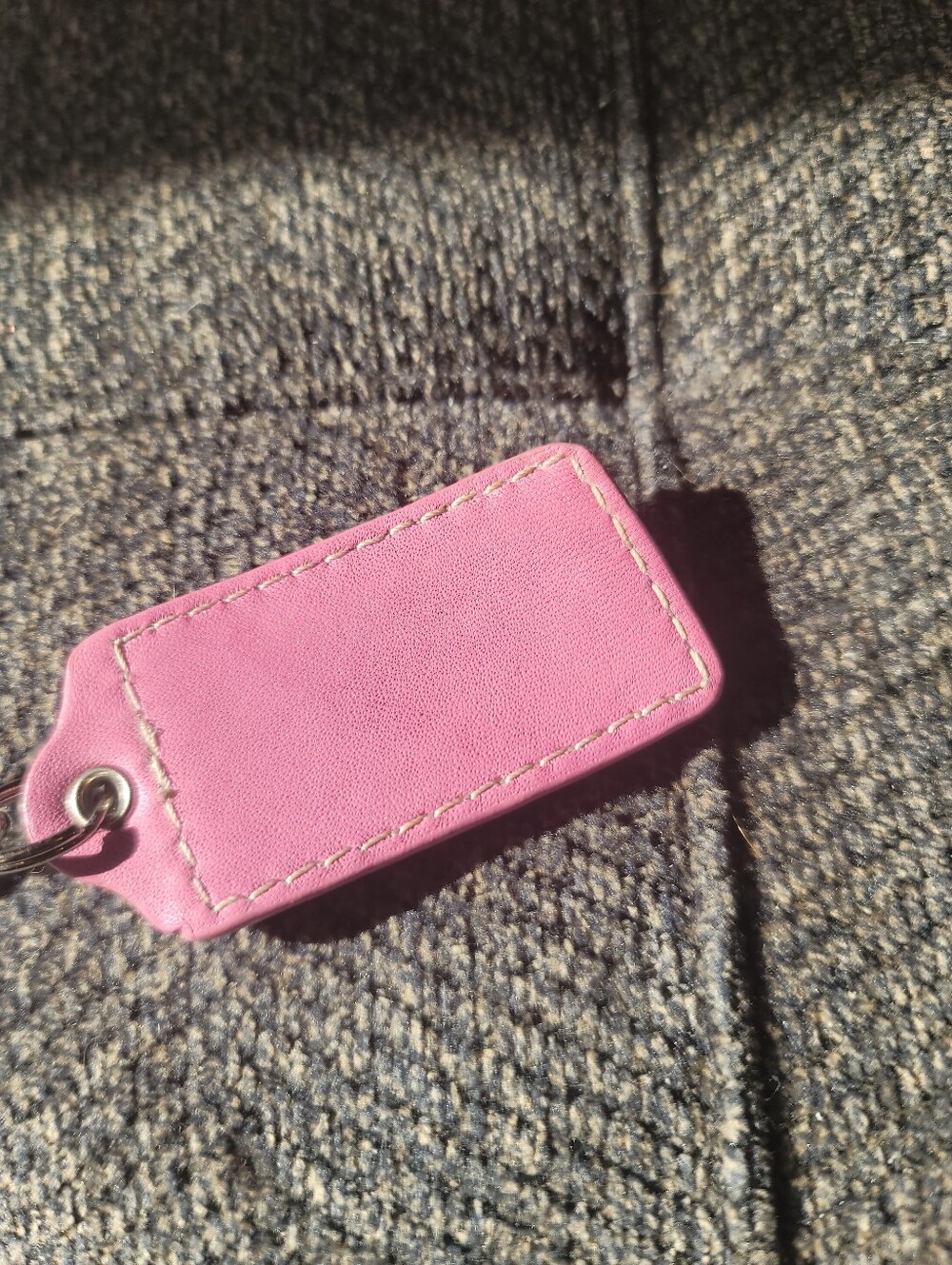 Coach Y2K Flower Charm And Pink Leather Hang Tag - Picture 4 of 5
